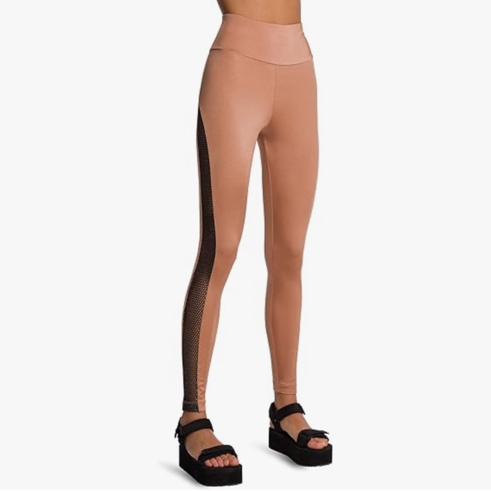 NWOT Wolford Net Overlay leggings size-SMALL
